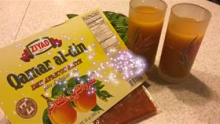 Qamar AlDin Apricot Drink شراب قمر الدين رائع [upl. by Arriek]