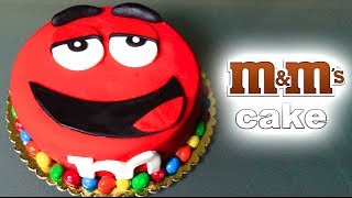 BIG RED MampM CAKE [upl. by Adamo]