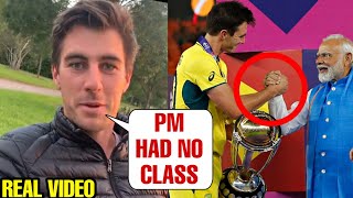 Pat Cummins Angry Reply to PM Narendra Modi About Trophy Ceremony of World Cup 2023 Final [upl. by Chute760]