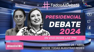 2° Debate Presidencial 2024  con Xóchitl Gálvez [upl. by Hope950]