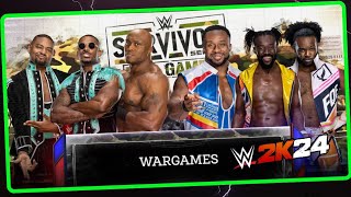 WWE2k24 New Day Vs Street Profits y Bobby Lashley [upl. by Krongold]