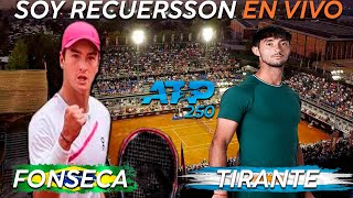 Joao Fonseca vs Thiago Tirante Reaccionando en vivo ATP 250 de Santiago [upl. by Gruber]