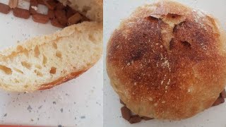 Crusty Rustic Bread No Knead delicious recipe [upl. by Alford581]