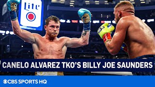 Canelo Alvarez TKO’s Billy Joe Saunders  Canelo vs Saunders FULL Recap  CBS Sports HQ [upl. by Ellehcrad727]