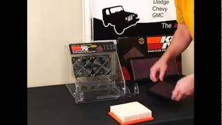 KampN Air Filter  KampN air filter vs Stock air filter Demo [upl. by Tihor]