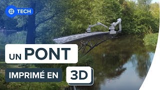 Construction d’un pont imprimé en 3D à Amsterdam  Futura [upl. by Leavy508]