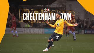 Cambridge United v Cheltenham Town highlights [upl. by Hakeber]