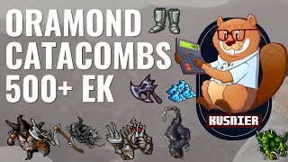 Oramond Catacombs  44 kkh raw  500 Knight  Tibia [upl. by Roxanne35]