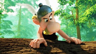 ASTERIX AND OBELIX MANSION OF THE GODS Clip  quotMagic Acornsquot 2014 [upl. by Hershell]