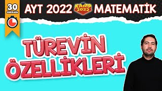 Türevin Özellikleri  AYT Matematik kamp2022 [upl. by Geller]