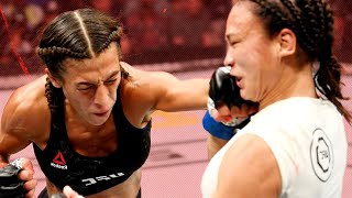 Top 5 Joanna Jedrzejczyk UFC Highlights [upl. by Ruddy]