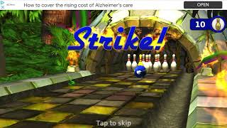 Gutterball Golden Pin Bowling Jungle Alley [upl. by Natica735]