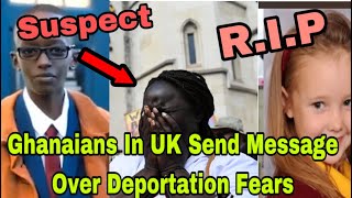 BREAKING GHANAIANS IN UK SEND M£SSAGE OVER FEAR OF MASSIVE DEPORTATION AFTER UK PROT£ST🔥 [upl. by Nivat]