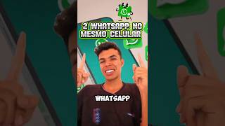 2 número de whatsapp no mesmo celular dicacelular whatsapp android whatsapptips viraltech [upl. by Lothar]