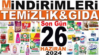 MİGROS İNDİRİMLERİ KAMPANYALI ÜRÜNLER BU HAFTA  MİGROS SON GÜN 26 HAZİRAN İNDİRİMLERİ  MİGROS [upl. by Selma]