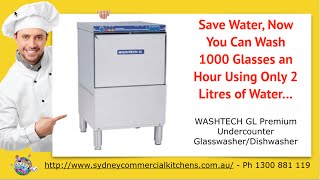 Wash 1000 Glasses an Hour with Washtech G Series Glass Washers [upl. by Eiuqnom132]