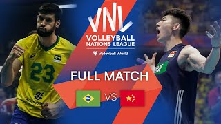 🇧🇷 BRA vs 🇨🇳 CHN  Full Match  Mens VNL 2022 [upl. by Toinette]