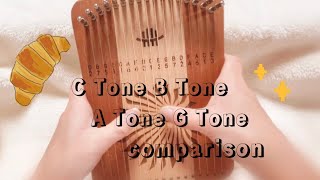 C Tone B Tone A Tone G Tone comparison🌿🫧 [upl. by Aikemahs]