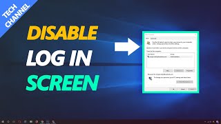 How to Disable Windows 10 Log In screen and Remove the Password [upl. by Novehs]