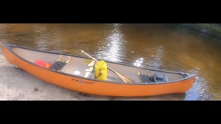 Perdido River in New Esquif Prospecteur 15 Canoe [upl. by Alyac610]