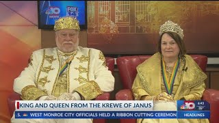 Krewe of Janus King amp Queen talk Mardi Gras [upl. by Adnala]