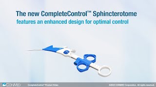 CompleteControl™ Sphincterotome  CONMED Product Video [upl. by Adnic762]