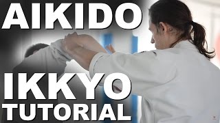 How to do Ikkyo Technique Aikido [upl. by Lisk388]