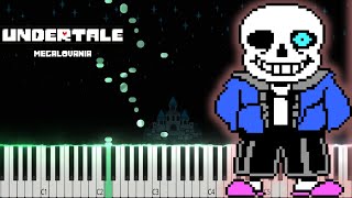 UNDERTALE  MEGALOVANIA  Piano Tutorial [upl. by Abby328]