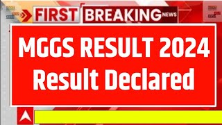 mggs cut off 2024  mggs result kab aayega 40 पर कट ऑफ  mggs result 2024  mggs excepted cut off [upl. by Aekal449]