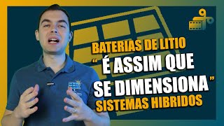 Revelado o calculo de BATERIAS DE LITIO para SISTEMAS HIBRIDOS Solar [upl. by Boylan]