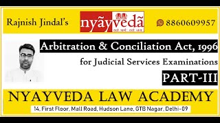 Lecture – 3  Arbitration and Conciliation Act 1996 ADR [upl. by Darahs964]