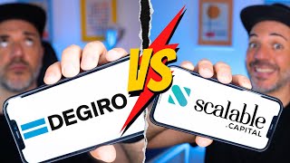 il CONFRONTO DEFINITIVO  Scalable Capital vs DEGIRO MIGLIOR BROKER ONLINE [upl. by Ysirhc]