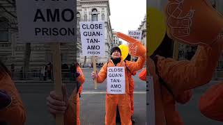 UK Activists Demand the Closure of Guantanamo Bay [upl. by Lynette351]