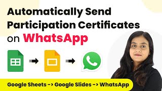 How to Send Participation Certificates on WhatsApp using Google Sheets amp Google Slides [upl. by Myrvyn701]