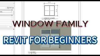 Revit Window Family  Revit for beginners  Creating Custom Windows  Revit Aluminum Window Family [upl. by Ennobe]