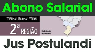 ABONO SALARIAL PISPASEP 2025 NOVO PAGAMENTO Jus Postulandi TRF2 Parcelas vinculadas ao cpf [upl. by Nosro]