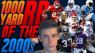 Can You Name EVERY 1000 Yard Rusher Of The 2000s [upl. by Sezen]