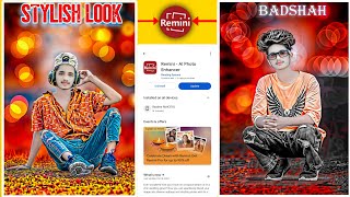 High quality CB photo editing 😲 Remini app se photo editing kaise kare 🤫 New app New trick 👉16k HD 🤗 [upl. by Esinrahc]