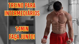 Treino de CALISTENIA para INTERMEDIÁRIOS  14min  Faça Junto [upl. by Randi]