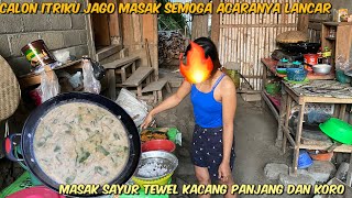 MASAK SAYUR TEWEL KACANG PANJANG DAN KORO❤️ [upl. by Ricoriki]