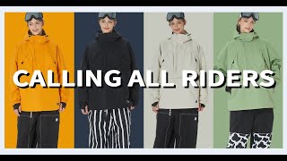 Snowverb Mt Freerider Baggy Anorak Snow Jacket amp Knee Reflective Graphic Panel Cargo Snow Pants [upl. by Malena519]