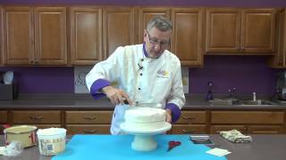 How To Ice a Cake With Buttercream  Global Sugar Art [upl. by Annim]