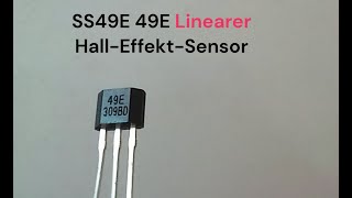 56 linear Hall Effekt Sensor 49E  SS49E  Funktion  und diese am Arduino  i2c Display  sehen [upl. by Irolav]