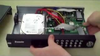 DVR Hard Drive Installation for CCTV Surveillance Cameras [upl. by Atis]