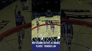 World Record Trick Shot FROM THE FLOOR  Harlem Globetrotters [upl. by Ytinirt]