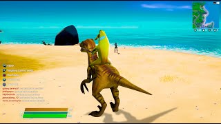 RIDE DINOSAURS In Fortnite Season 6 Update [upl. by Engdahl517]