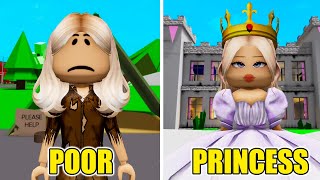 POOR TO PRINCESS Brookhaven Roleplay [upl. by Nevah]