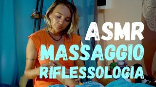 ASMR  massaggio riflessologia plantare rilassante  Best Sleep Relief [upl. by Ayerdna]