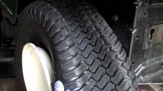 Lawn tractor tire wont inflate [upl. by Menashem105]