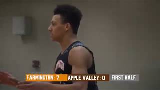 Farmington Tigers Basketball Highlights vs Apple Valley 1312019 [upl. by Harris]